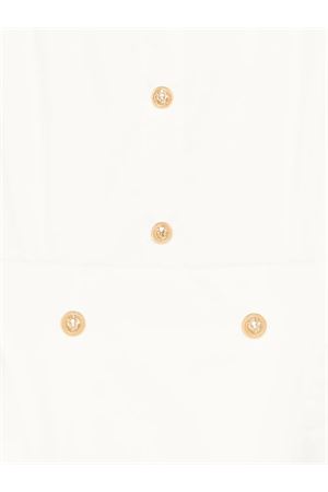 abito in cotone bianco BALMAIN PARIS KIDS | BY1B92P0484100